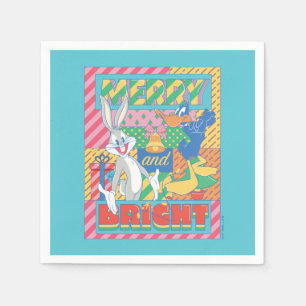 LOONEY TUNES™ Merry and Bright Christmas Napkin