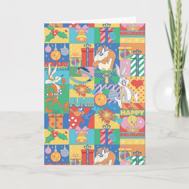 LOONEY TUNES™ | Modèle de Noël Joyeuses Fêtes (Devant)