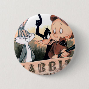 LOONEY TUNES™ Rabbit Seasoning 2 Inch Round Button