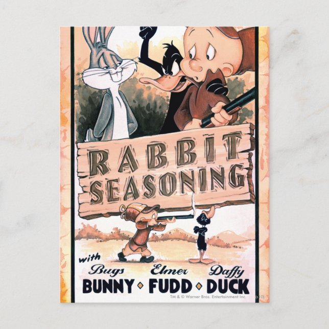 LOONEY TUNES™ Rabbit Seasoning Postcard (Front)