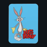 LOONEY TUNES™ Retro Laughs | BUGS BUNNY™ Magnet<br><div class="desc">LOONEY TUNES™ | BUGS BUNNY™ retro character art,  featuring his name.</div>