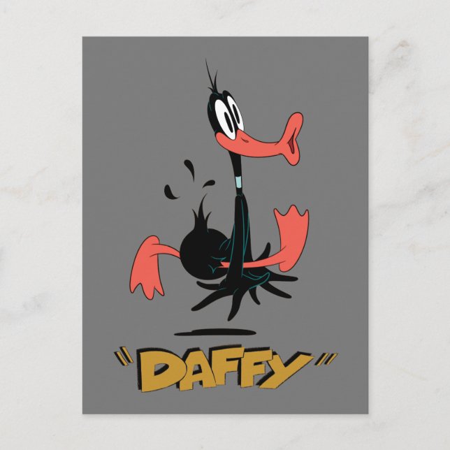LOONEY TUNES™ Retro Laughs | DAFFY DUCK™ Postcard (Front)