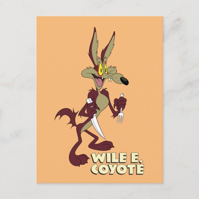 LOONEY TUNES™ Retro Laughs | WILE E. COYOTE™ Postcard (Front)