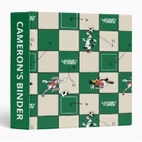 LOONEY TUNES™ Soccer Grid Pattern