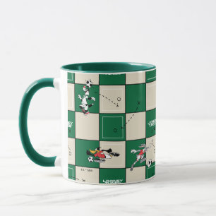 LOONEY TUNES™ Soccer Grid Pattern Mug