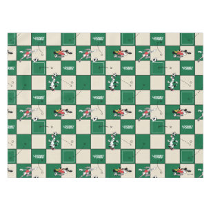 LOONEY TUNES™ Soccer Grid Pattern Tablecloth