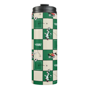 LOONEY TUNES™ Soccer Grid Pattern Thermal Tumbler