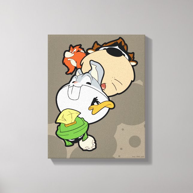 LOONEY TUNES™ Stylized Big Heads Canvas Print (Front)