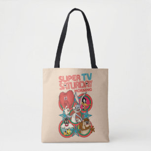 LOONEY TUNES™   Super TV Saturday Morning Tote Bag