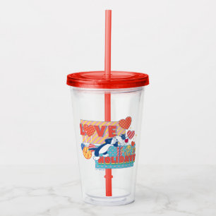 LOONEY TUNES™ SYLVESTER™ & TWEETY™Love Holidays Acrylic Tumbler