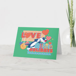 LOONEY TUNES™   SYLVESTER™ & TWEETY™Love Holidays Note Card