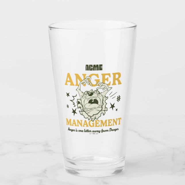 LOONEY TUNES™ |TAZ™ ACME Anger Management Glass (Front)