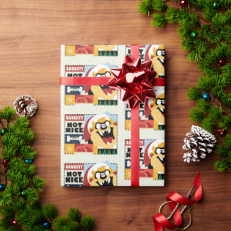 LOONEY TUNES™ TAZ™ Naughty Not Nice Wrapping Paper
