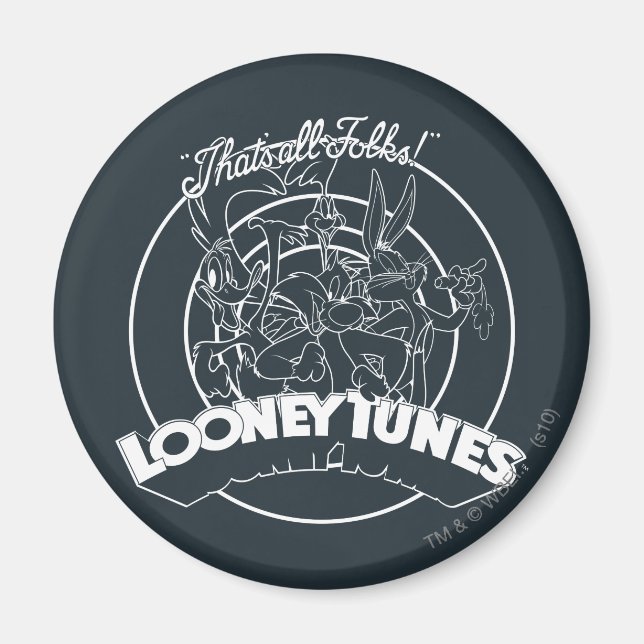 LOONEY TUNES™ THAT'S ALL FOLKS!™ MAGNET (Front)