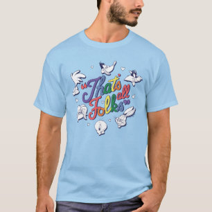 LOONEY TUNES™ - That's All Folks! Pride Badge T-Shirt