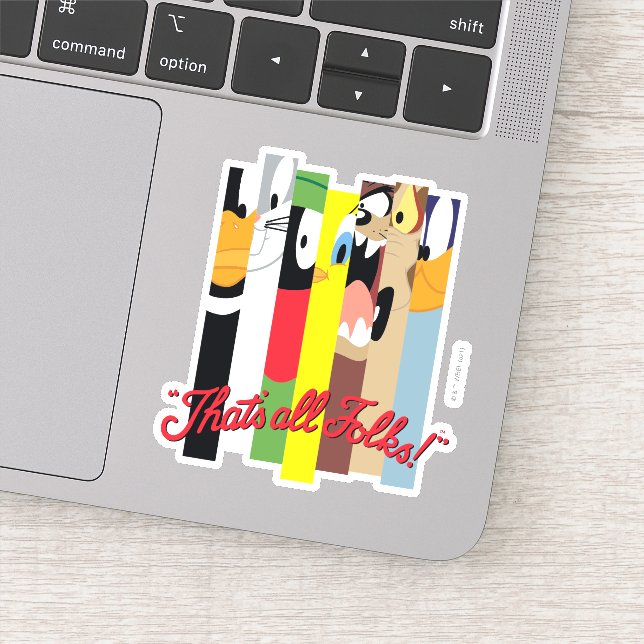 LOONEY TUNES™ THAT'S ALL FOLKS!™ Sliced Characters (Detail)