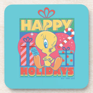 LOONEY TUNES™ TWEETY™ Happy Holidays Coaster