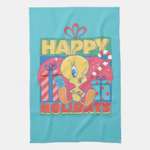 LOONEY TUNES™ TWEETY™ Happy Holidays Kitchen Towel