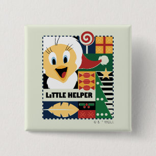 LOONEY TUNES™ TWEETY™ Little Helper 2 Inch Square Button