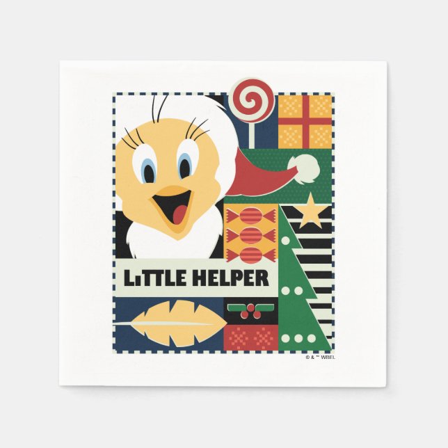 LOONEY TUNES™ TWEETY™ Little Helper Napkin (Front)