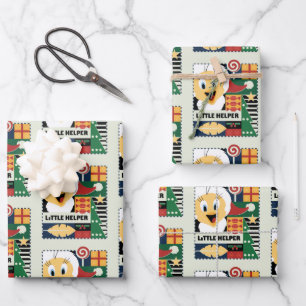 LOONEY TUNES™ TWEETY™ Little Helper Wrapping Paper Sheet