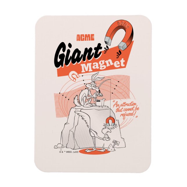 LOONEY TUNES™ | WILE E. COYOTE™ ACME Géant Magnet (Vertical)