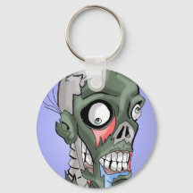 Looney Zombie Keychain