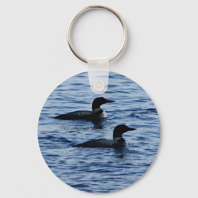 Loons in Maine Keychain (Front)