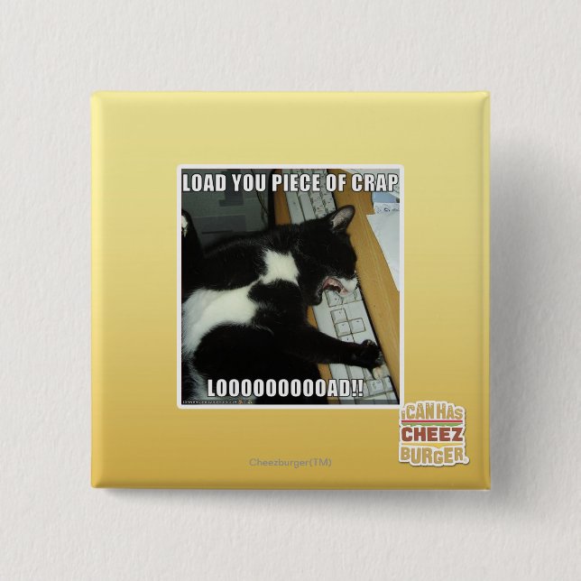 LOOOOOOOOAD 2 INCH SQUARE BUTTON (Front)