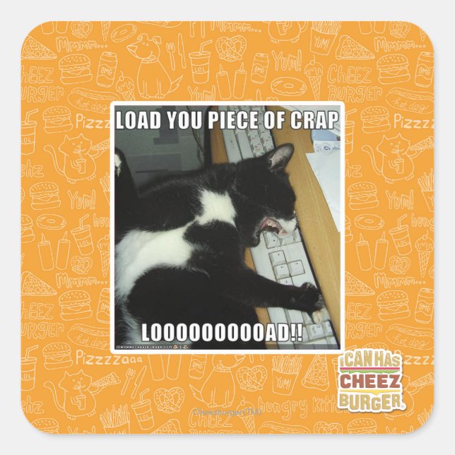 LOOOOOOOOAD SQUARE STICKER (Front)