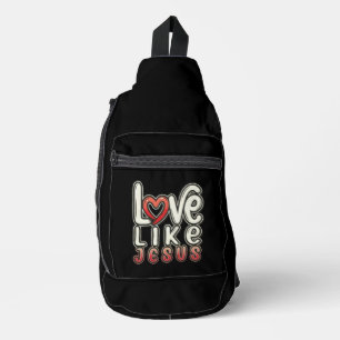 Looove Like JESUS - Christian Sling Bag