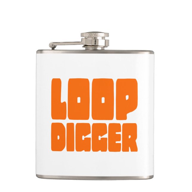 LOOP DIGGER HIP FLASK (Front)
