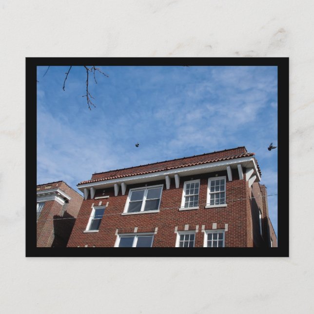 Loop North in February Postcard (Front)