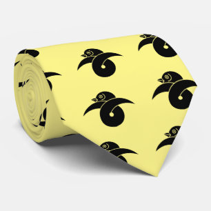 Looped wild goose tie