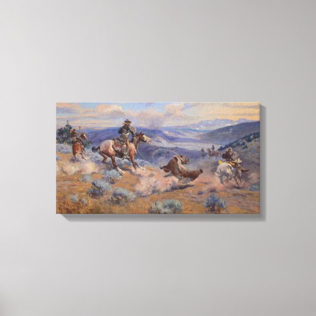 Loops and Swift Horses Are Surer Than Lead Canvas Print (Front)