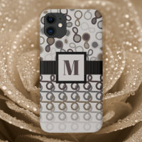 Loopy Lines with hybrid paisley Mocha Brown Ombre