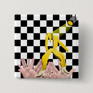 loopy lithuania roop eurovision 2 inch square button