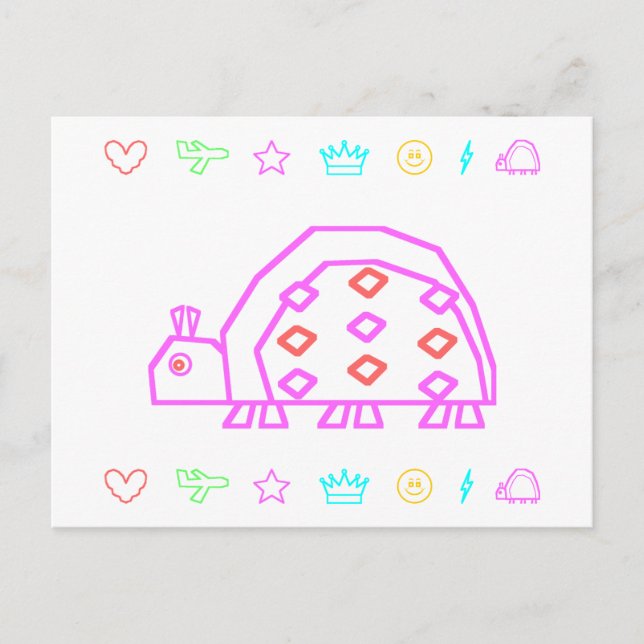 Loopzie Ladybug Postcard (Front)