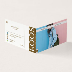LOOS FOLDED BUSINESS CARD