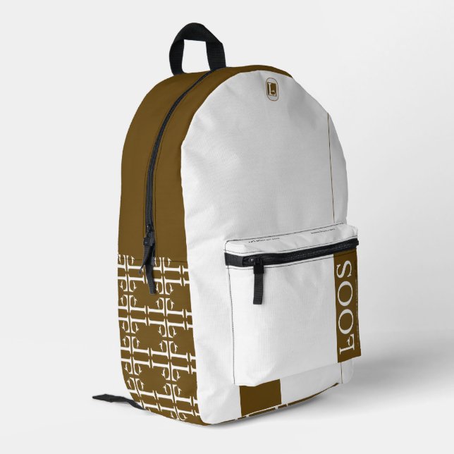 LOOS  PRINTED BACKPACK (Back Corner Left)
