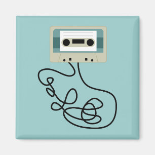 Loose Cassette Tape Loops Magnet