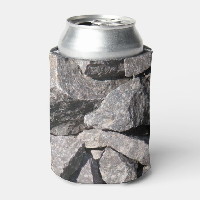 Loose Granite Rock Can Cooler (Can Front)