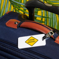 Loose Gravel Warning Sign Road Hazard