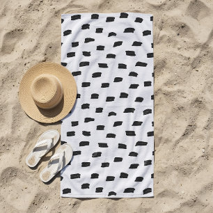 Loose Mark Off-White Beach Towel