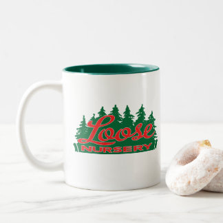 Loose Nursery Old School Logo Two-Tone Coffee Mug