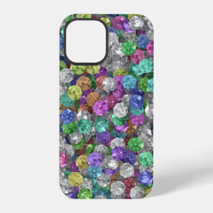 Loose Rainbow Gemstones iPhone 12 Pro Case