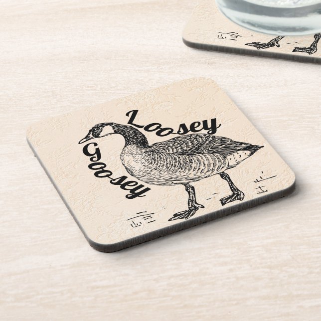 Loosey Goosey Beverage Coaster (Left Side)