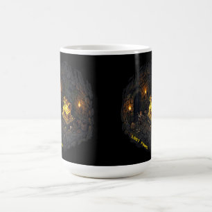 Loot Found Fantasy Dungeon Pixel Art Design Magic Mug