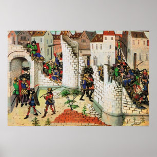 looting of Jerusalem Poster