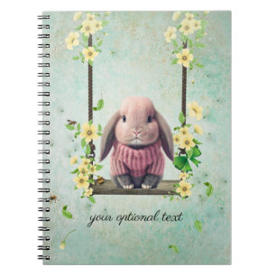 Lop Ear Bunny Balayage Carnet de la vigne à fleurs
